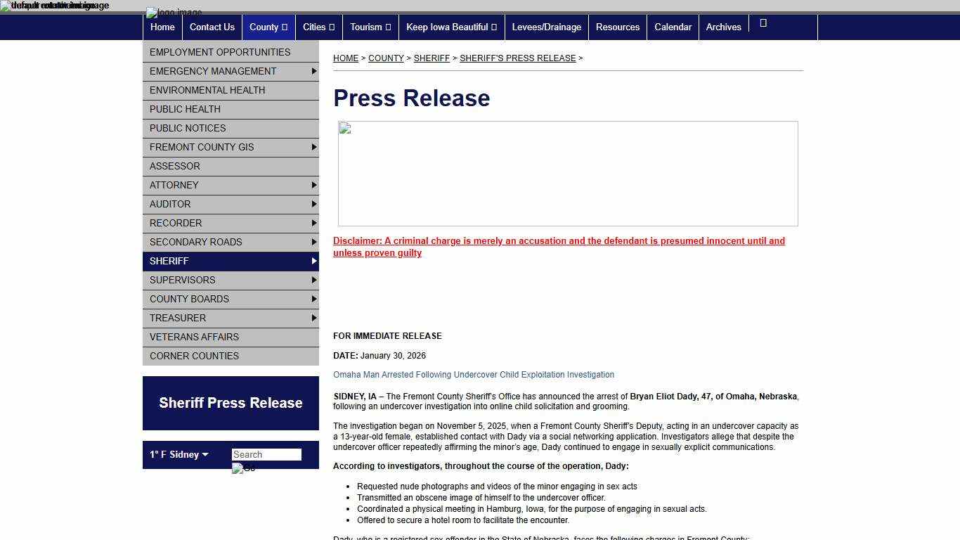 Fremont County - Press Release